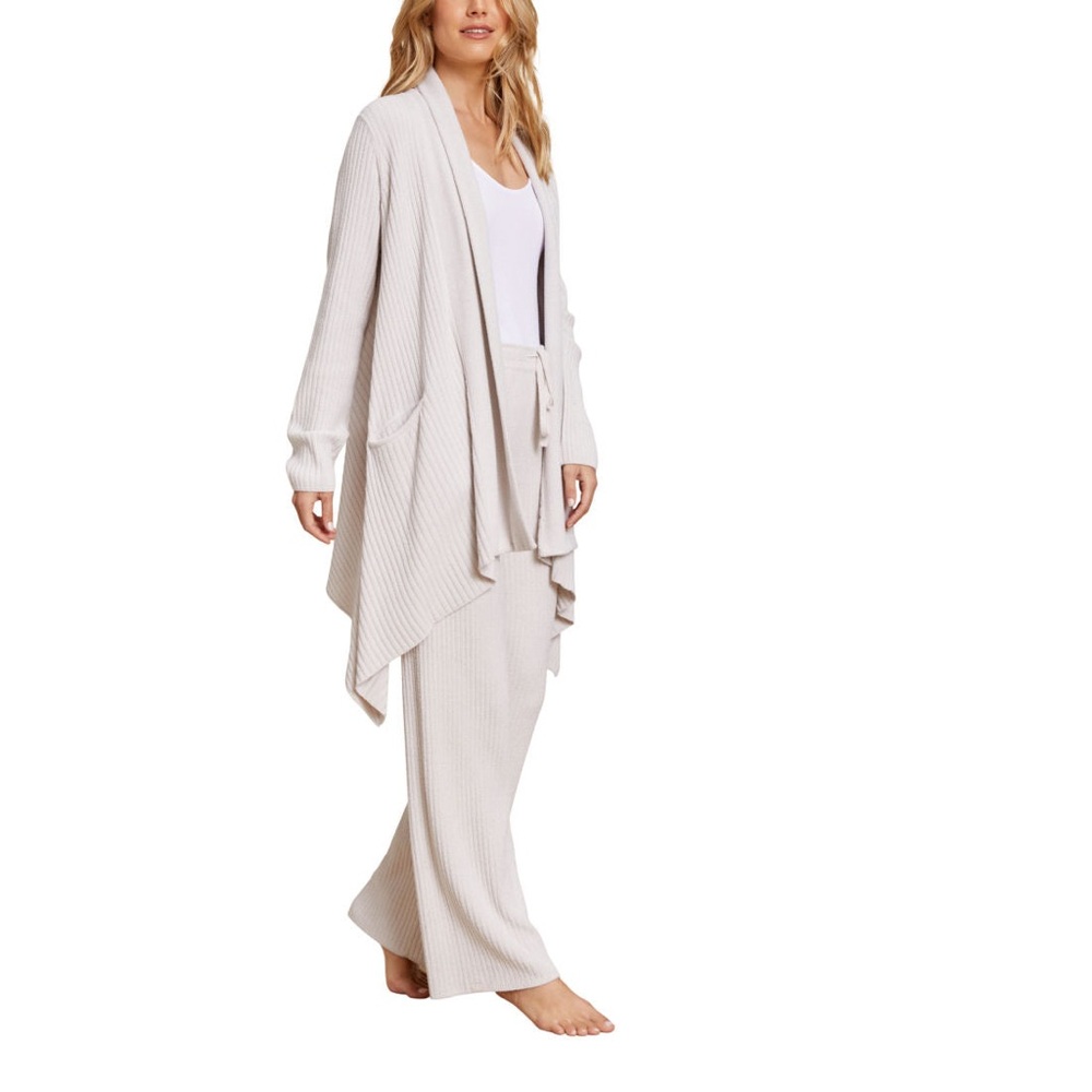 BAREFOOT DREAMS CCUL DRAPED SHAWL
COLLAR CARDI - Picture 2 of 10